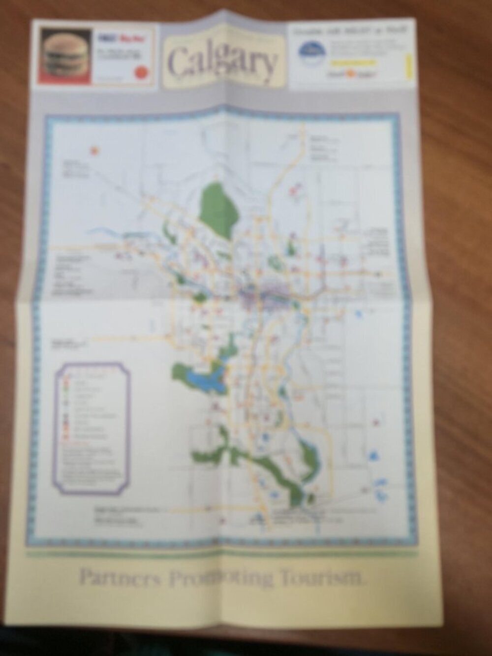 Calgary Alberta Vintage Map Bundle University of Calgary UofC 1990s YYC Lot of 4 - Picture 6 of 16